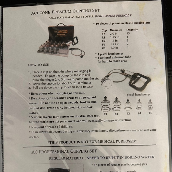 Accuzone Cupping Set - Picture 4 of 5